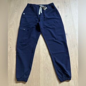 Figs Technical Collection Blue Jogger Pants with Elastic Cuffs Size Small
